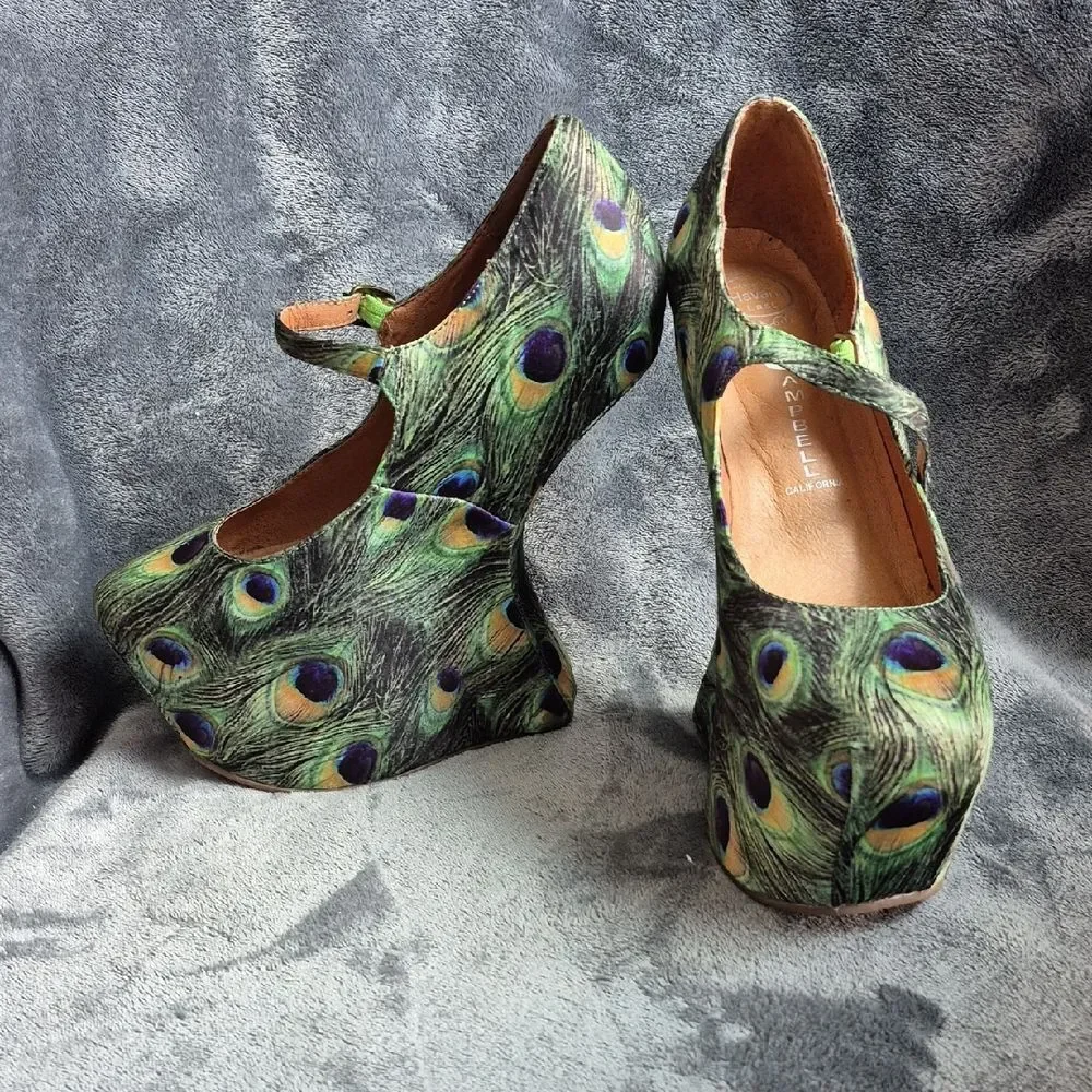 Jeffrey Campbell Havana Night Fab 6.5 Heel-less Platform
